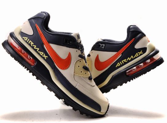 New Men'S Nike Air Max Ltd Black/Orangered/Gray